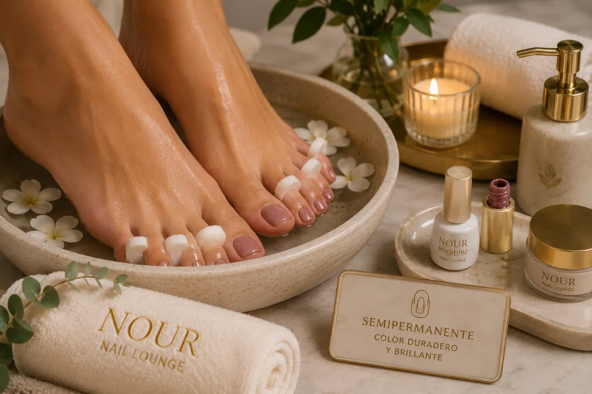 Pedicure Spa con Semipermanente